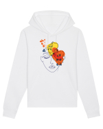 Red Head Floral Hanorac Unisex Drummer