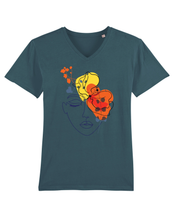 Red Head Floral Stargazer