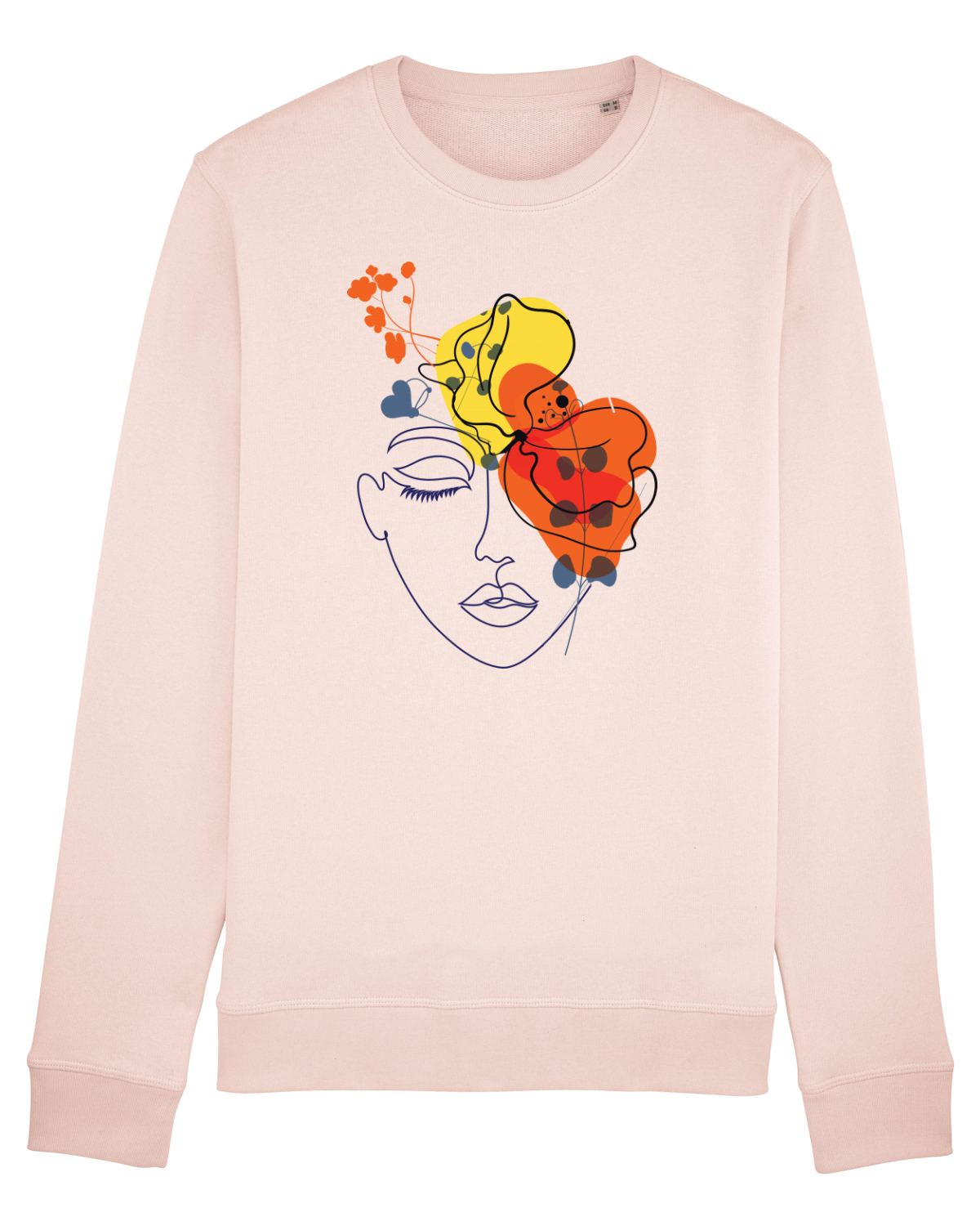 Bluză mânecă lungă Unisex Rise Candy Pink