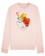 Red Head Floral Bluză mânecă lungă Unisex Rise