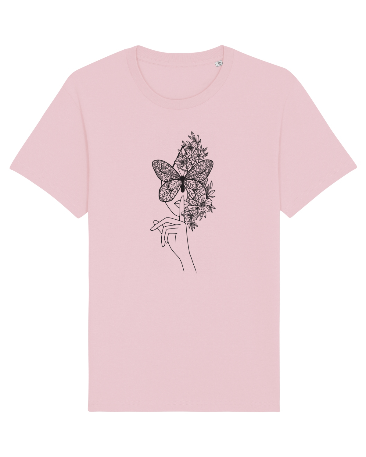 Tricou mânecă scurtă Unisex Rocker Cotton Pink