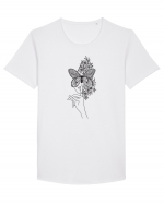 Shhh Tricou mânecă scurtă guler larg Bărbat Skater