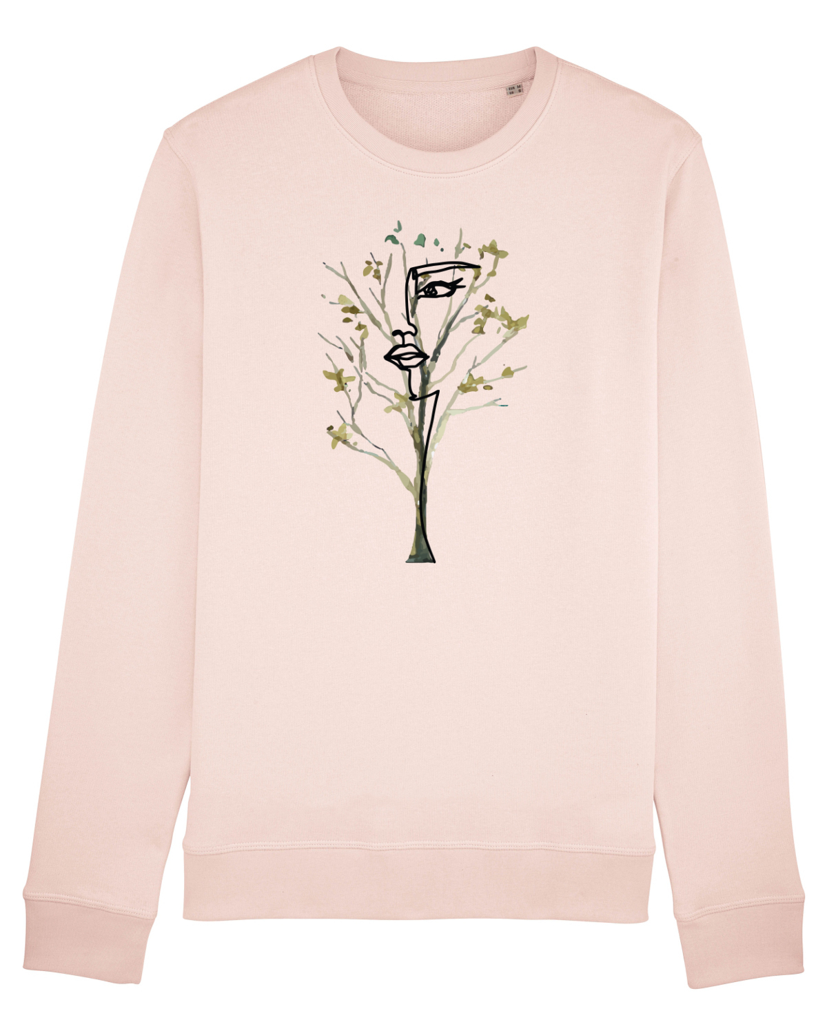 Bluză mânecă lungă Unisex Rise Candy Pink