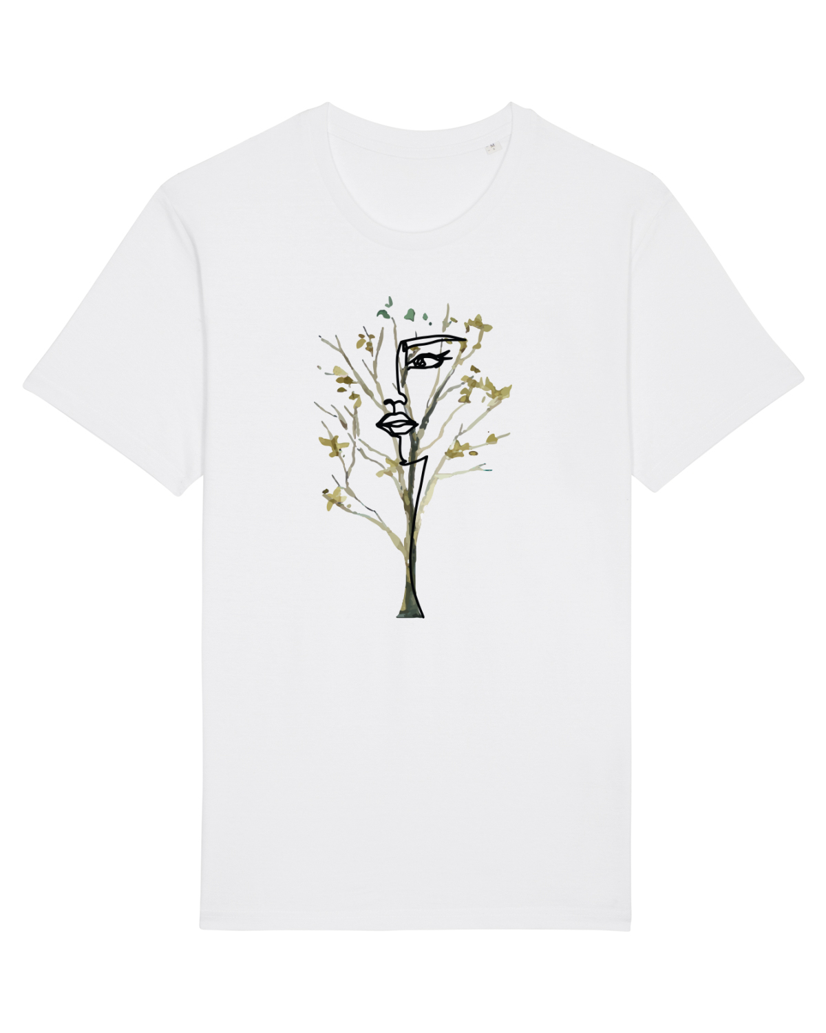 Tricou mânecă scurtă Unisex Rocker White