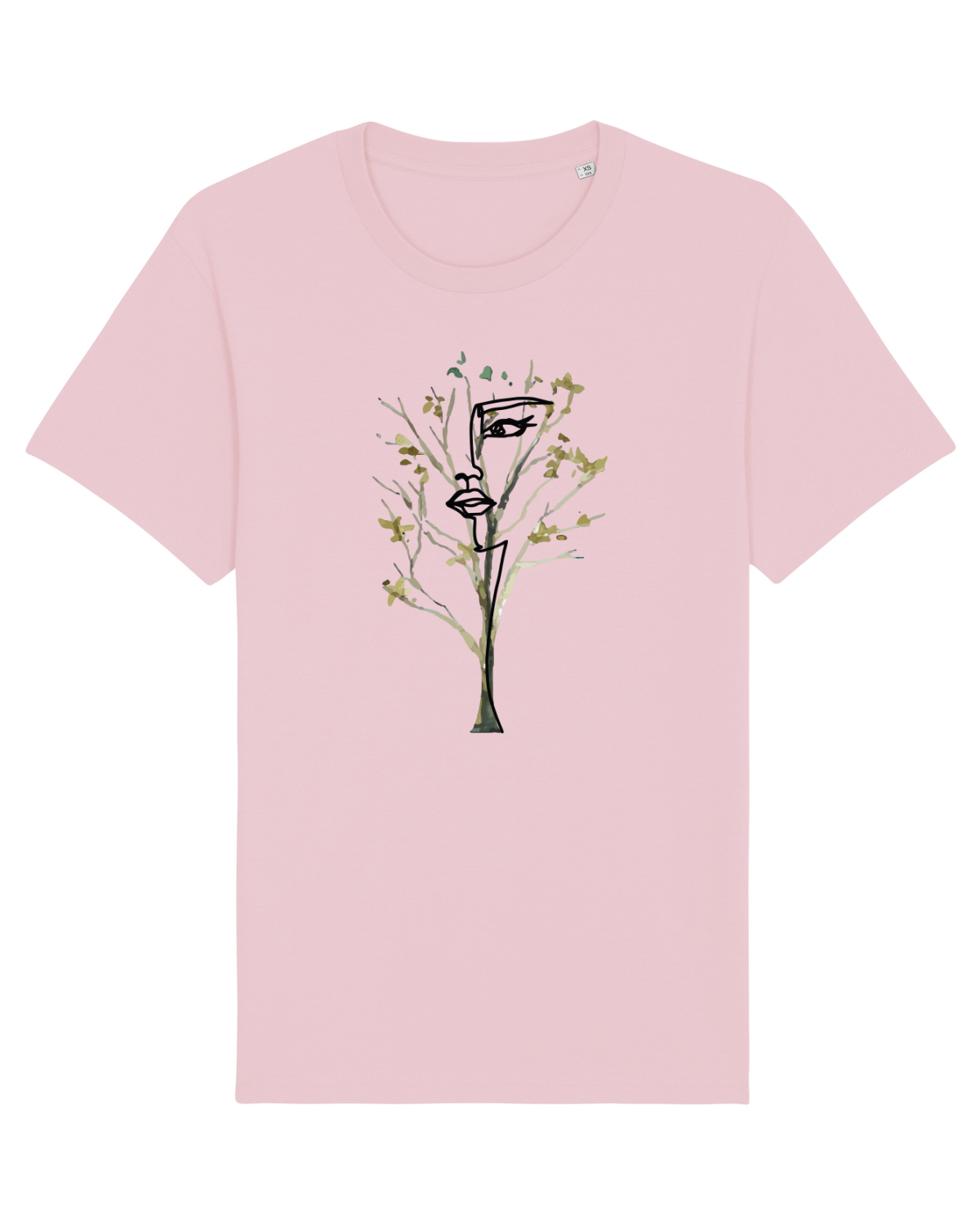 Tricou mânecă scurtă Unisex Rocker Cotton Pink