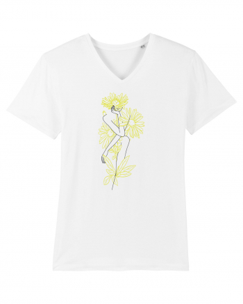 Silueta Floral Yellow White