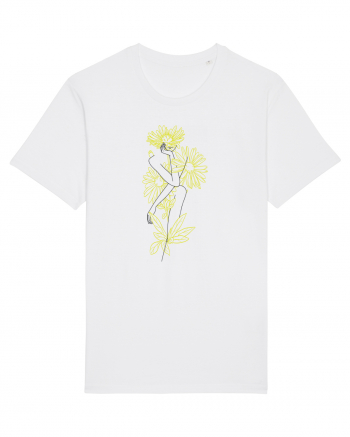 Silueta Floral Yellow White