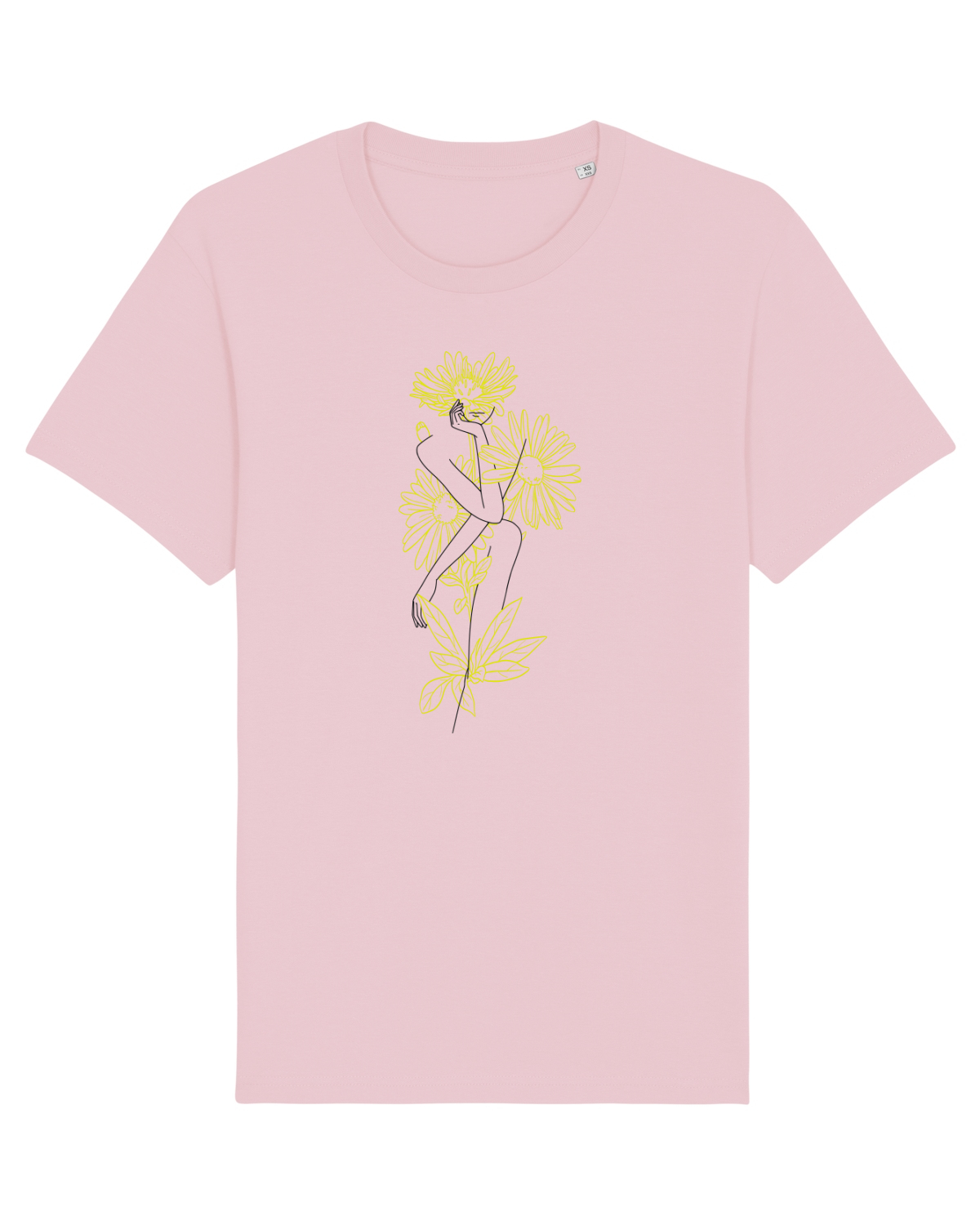 Tricou mânecă scurtă Unisex Rocker Cotton Pink