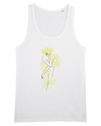 Silueta Floral Yellow White