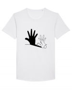 Bunny Shadow Tricou mânecă scurtă guler larg Bărbat Skater