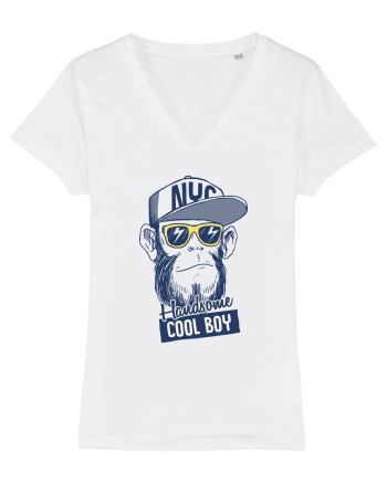 Cool Boy Monkey White