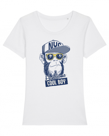 Cool Boy Monkey White