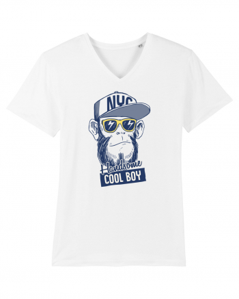 Cool Boy Monkey White