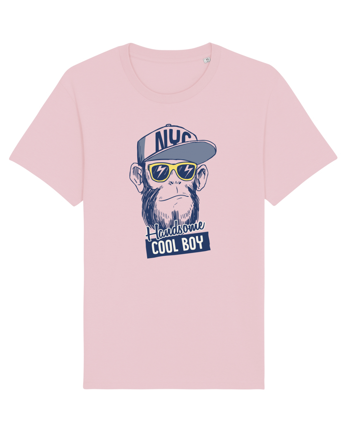 Tricou mânecă scurtă Unisex Rocker Cotton Pink