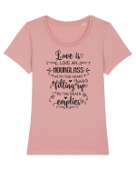 Dragostea e o clepsidră Tricou mânecă scurtă guler larg fitted Damă Expresser
