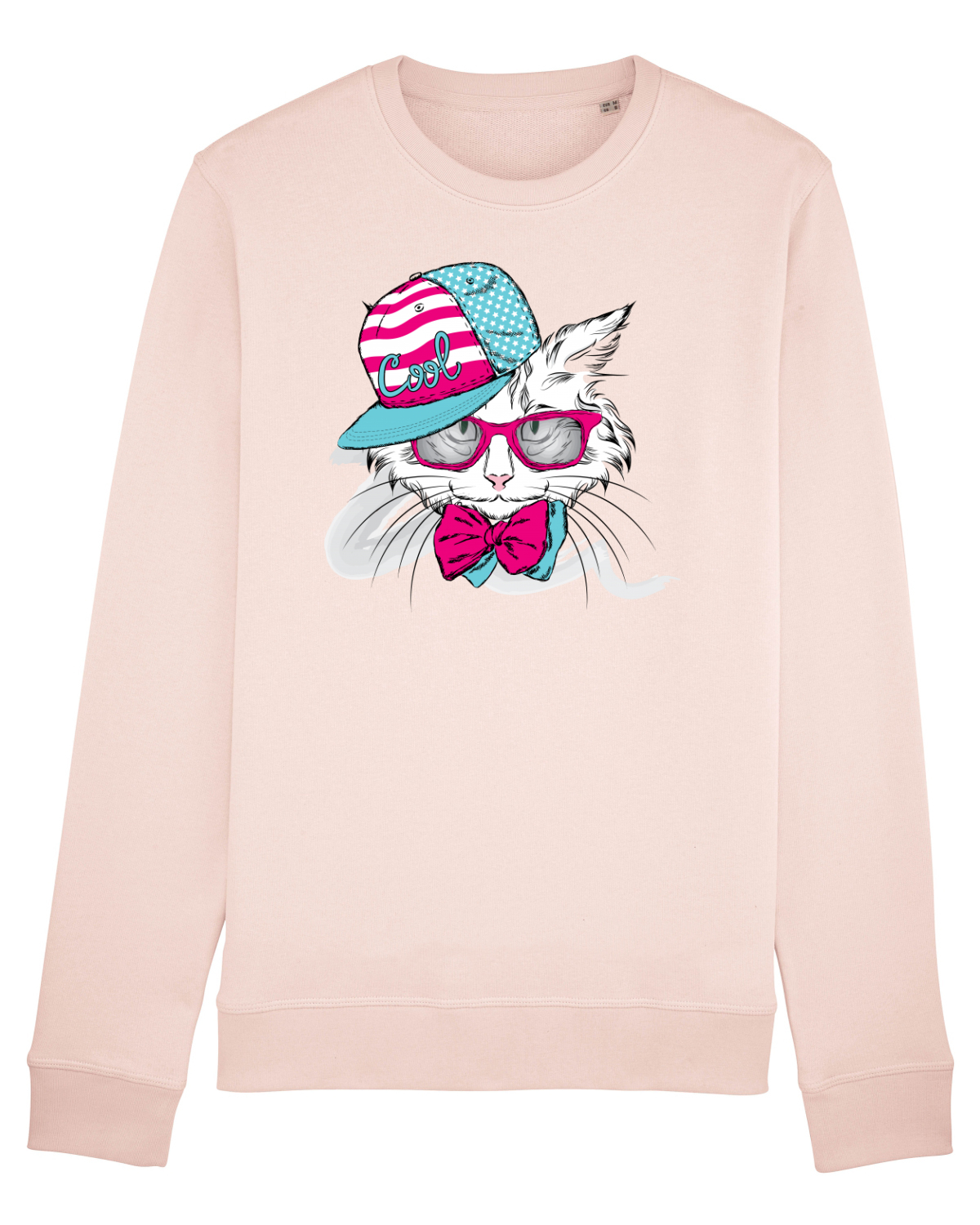 Bluză mânecă lungă Unisex Rise Candy Pink