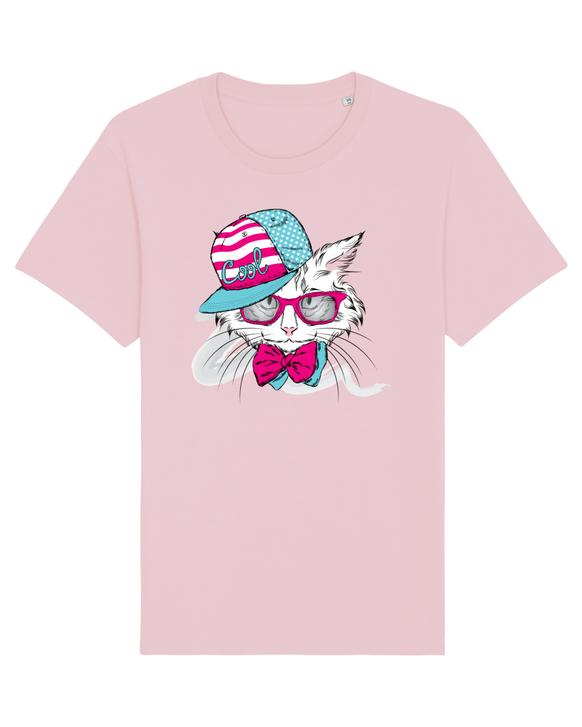 Tricou mânecă scurtă Unisex Rocker Cotton Pink