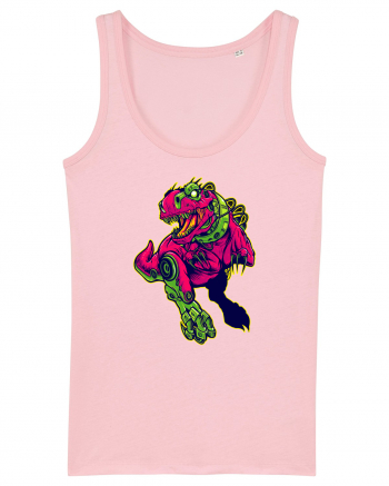 Techno Dinosaur Cotton Pink