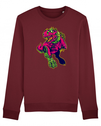 Techno Dinosaur Burgundy