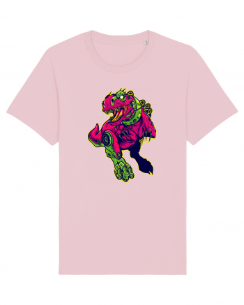 Techno Dinosaur Cotton Pink