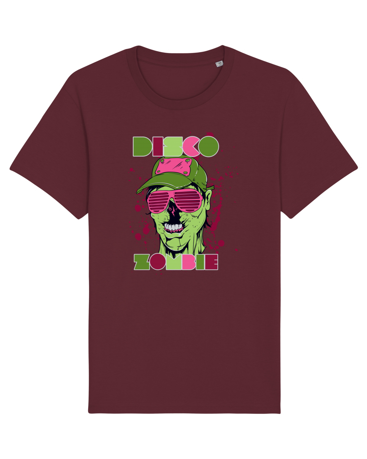 Tricou mânecă scurtă Unisex Rocker Burgundy