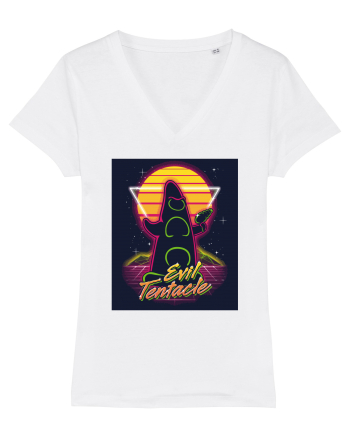 Evil Tentacle Retro White