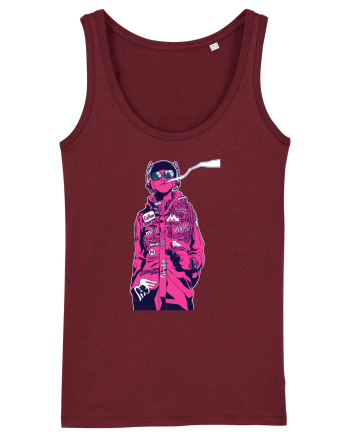 Cool Red Girl Burgundy