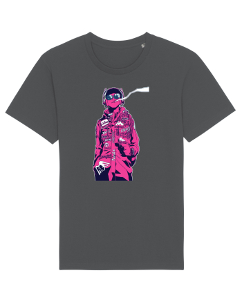 Cool Red Girl Anthracite