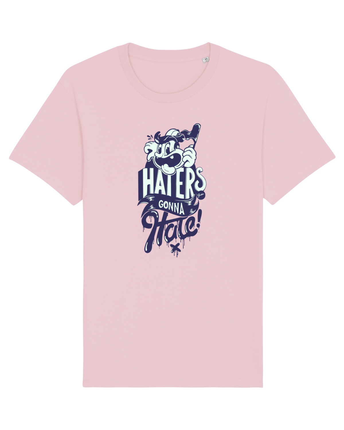 Tricou mânecă scurtă Unisex Rocker Cotton Pink