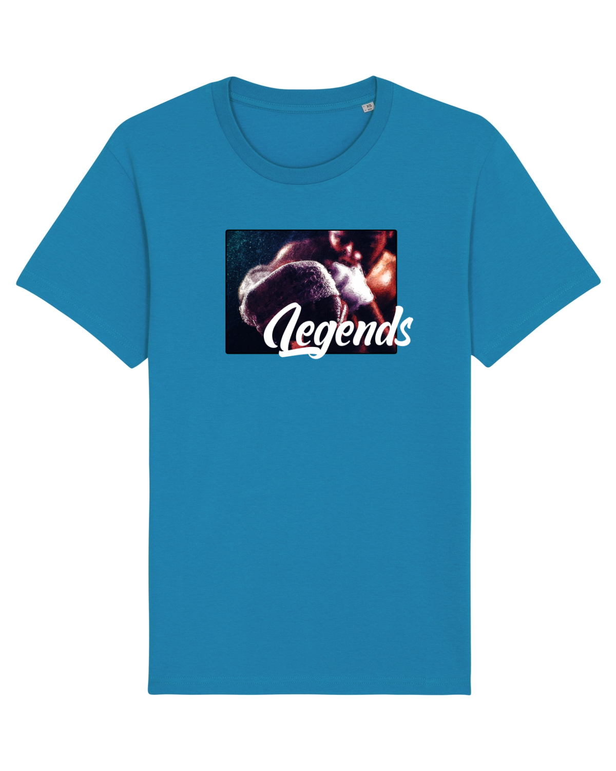 Tricou mânecă scurtă Unisex Rocker Azur