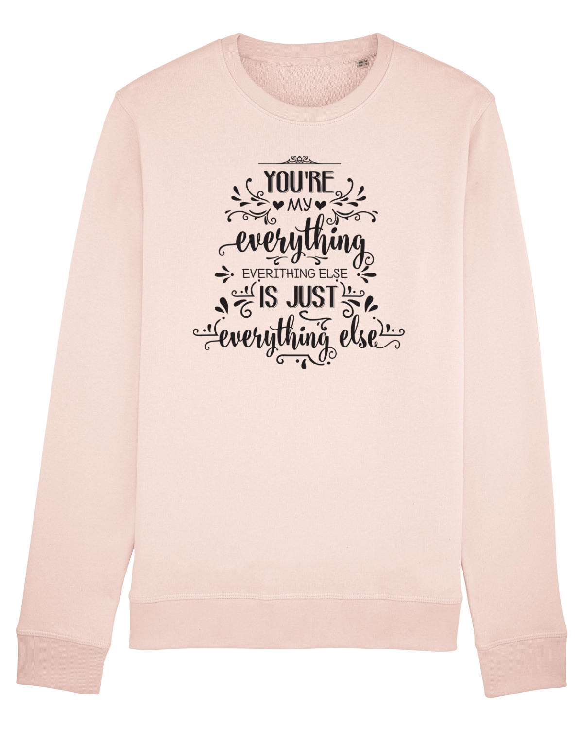 Bluză mânecă lungă Unisex Rise Candy Pink