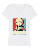 No Hope Droid Tricou mânecă scurtă guler V Damă Evoker