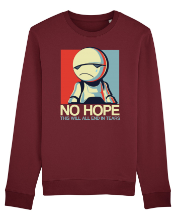 No Hope Droid Burgundy
