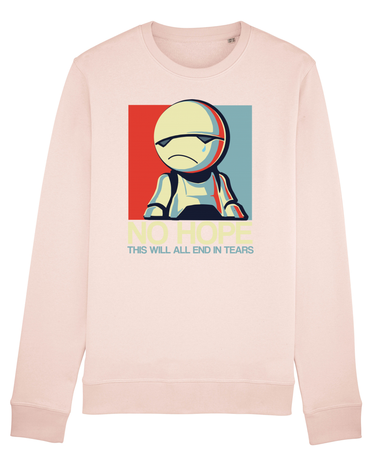 Bluză mânecă lungă Unisex Rise Candy Pink