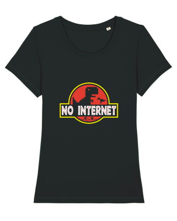 No Internet Dino Black