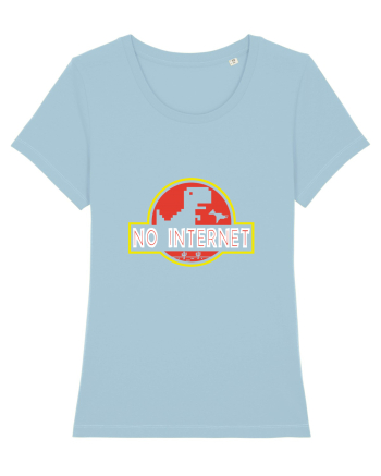 No Internet Dino Sky Blue