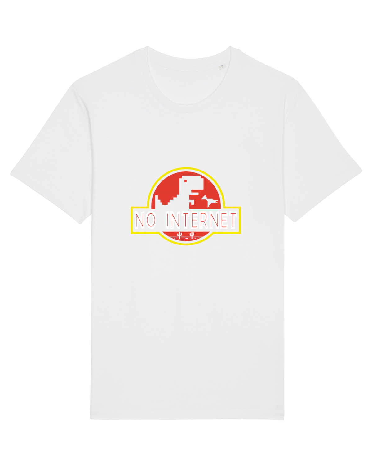 Tricou mânecă scurtă Unisex Rocker White