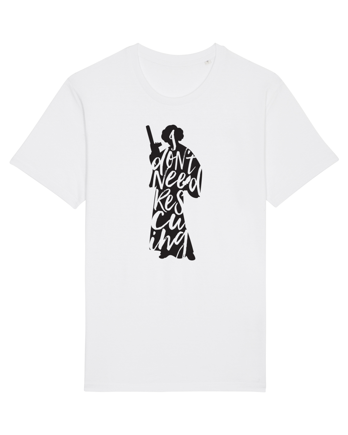 Tricou mânecă scurtă Unisex Rocker White