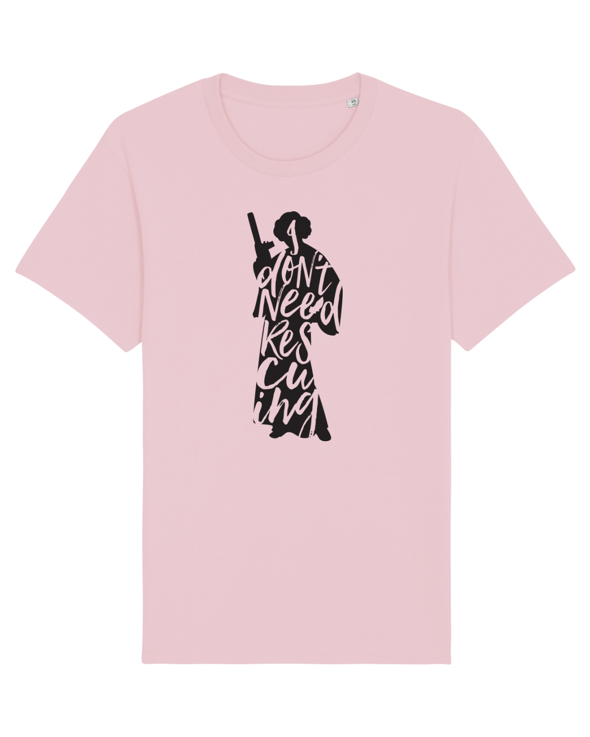 Tricou mânecă scurtă Unisex Rocker Cotton Pink