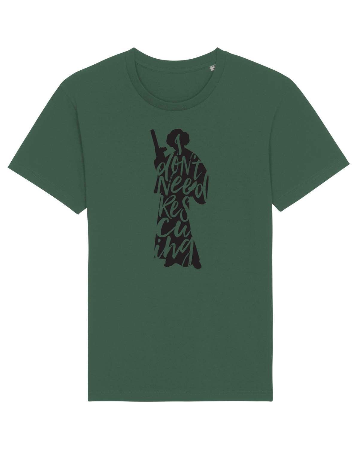 Tricou mânecă scurtă Unisex Rocker Bottle Green