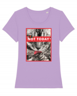 Not Today Cat Tricou mânecă scurtă guler larg fitted Damă Expresser