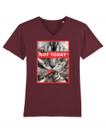 Not Today Cat Tricou mânecă scurtă guler V Bărbat Presenter