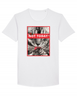 Not Today Cat Tricou mânecă scurtă guler larg Bărbat Skater