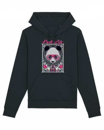 Pink Life Panda Black