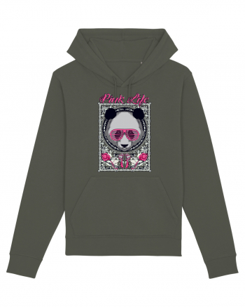 Pink Life Panda Khaki