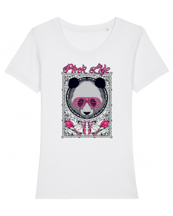 Pink Life Panda White