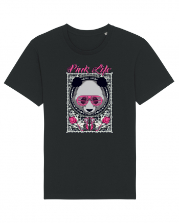 Pink Life Panda Black