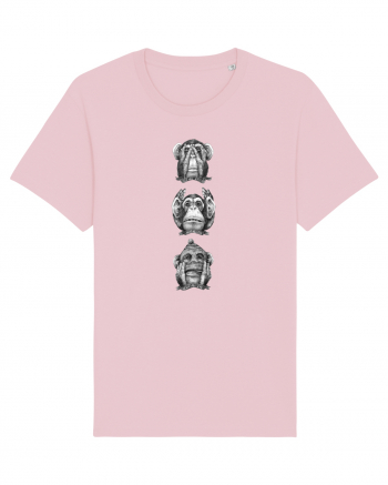 Resist Evil Monkeys Cotton Pink