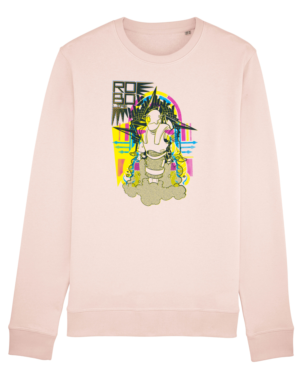 Bluză mânecă lungă Unisex Rise Candy Pink