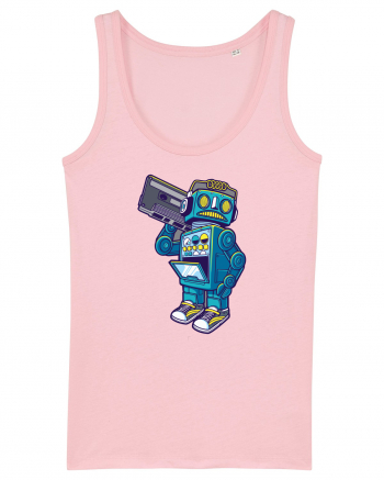 Robot Radio Cotton Pink